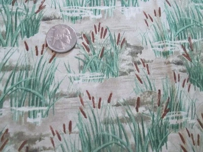 Telas de algodón estampadas Wilmington - Una tarde perezosa - Colas de gato - 1 yarda Foto 1 de 3