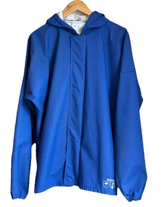 Elka Pro Rain Coat Men's Blue PVC Waterproof Jacket Hood Size XL - Picture 1 of 19