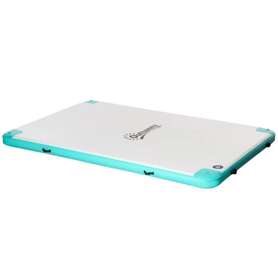 OUTSUNNY Aufblasbare Badeinsel bis 500 kg Belastbarkeit Schwimminsel Kunststoff