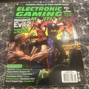 Electronic Gaming Monthly Issue 102 January 1998 Resident Evil 2 Vintage - Bild 1 von 4