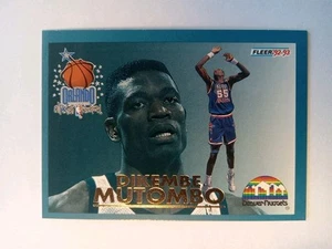 1992-93 Fleer #19 Dikembe Mutombo All-Stars Nuggets HOF kostenloser Versand!! - Bild 1 von 2