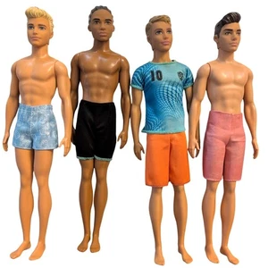 Cuatro muñecas Ken Barbie masculinas - Imagen 1 de 12