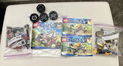 LEGO Chima Lennox Lion Attack 70002 y Wakz Pack Tracker 70004 sin figuras  Foto 1 de 4