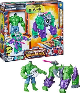Marvel Mech Strike Mechasaurs Hulk with Gamma Smasher Mechasaur Action Figures - Picture 1 of 4