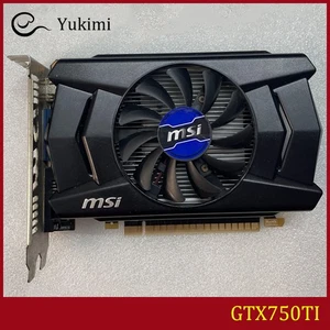 FOR MSI GTX1050 2G DDR5 HDMI VGA DVI GDDR5 Video Graphics Card Test OK - Picture 1 of 2