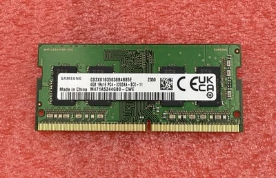 M471A5244GB0-CWE Samsung 4GB 1RX16 PC4-3200AA-SC0-11 MEMORY  22-DG0024 - Image 1 of 2