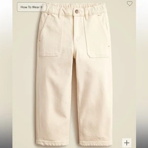 Crewcuts Kids' pull-on jean in ecru wash 8 - Picture 1 of 3