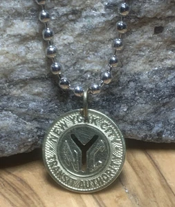 NYC 1970er New York City Subway Medaille Anhänger an Edelstahlkette🔗 - Bild 1 von 15
