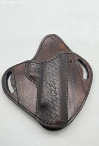 Funda marrón para cuchillo - BasketWeave - Imagen 1 de 5