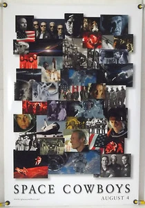 PÓSTER DE PELÍCULA SPACE COWBOYS DS ROLLADO ORIGINAL DE UNA HOJA CLINT EASTWOOD (2000) - Imagen 1 de 1