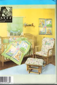 Baby Kinderzimmer Krippe Decke Stuhl Kissen MEHR Vintage SÜß Einfachheit 8576 OOP - Bild 1 von 2