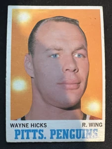 1970 topps hockey #95 wayne hicks (water stain) - Picture 1 of 4