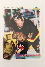 1994-95 Score NHL #9 Gino Odjick Vancouver Canucks