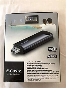 Adaptador LAN inalámbrico USB SONY BRAVIA UWA-BR100 Japón usado - Imagen 1 de 4