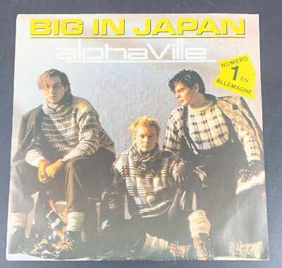 Alphaville Big in Japan/Seeds French 45 & Pic Sleeve Synth-pop Electric 1984 - Image 1 of 4