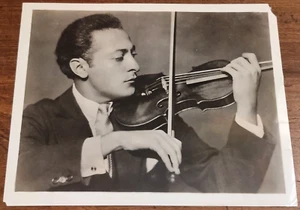 Vintage 8x10 Foto Jascha Heifetz Jewish American Virtuoso Violinist - Bild 1 von 3