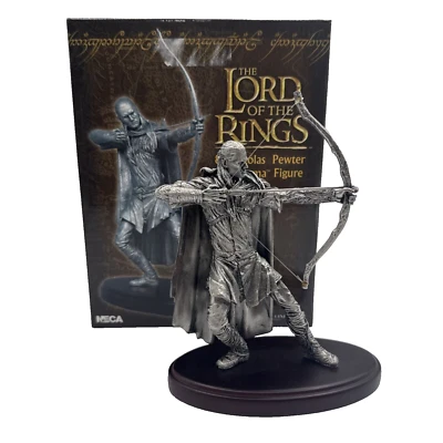 NECA Lord of The Rings LOTR Legolas 8" Fine Pewter Amalgama Statue Figure - Image 1 of 4