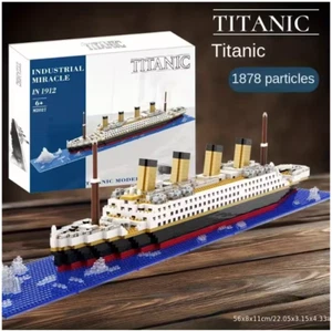 Titanic Magic Blocks Set Mini Building Blocks Challenging Game Gift - 1878 Pcs - Picture 1 of 1