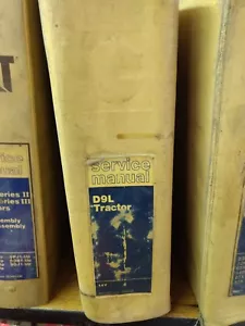 CATERPILLAR CAT D9L SERVICE MANUAL S/N 1 - Picture 1 of 1