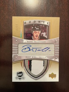2005-06 The Cup Barry Tallackson Gold Auto Rc Patch 15/27 3CL
