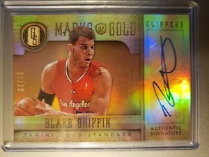 2012-13 Panini Gold Standard Marks of Gold /75 Blake Griffin #35 Auto