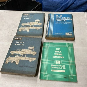 1979 GMC LIGHT DUTY TRUCK JIMMY  CHASSIS Illustration Unit Service Wiring Manual - Picture 1 of 4