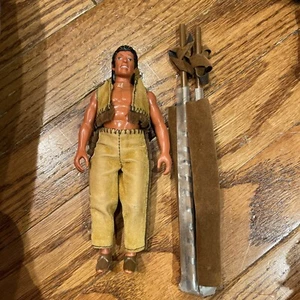 Figura Marchon Grand Champions 1993 6" Frontier Riders figura india posable de colección - Imagen 1 de 13