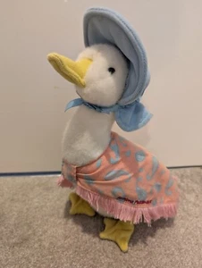 Frederick Warne & Co White Peter Rabbit Jemima Puddle Duck Soft Toy Teddy - Picture 1 of 9