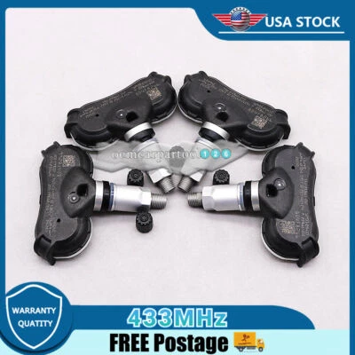 Set(4) TPMS Tire Pressure Sensor ForFor Kia Sportage SL 2010-2024 433MHz - Image 1 of 4