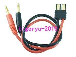 Traxxas TRX male to 4mm Banana Bullet charger cable for LiPo TRX TRA2970 - Picture 1 of 5