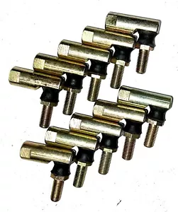 Ball Joint 1/4-28 ES250 Zinc Yellow Carburetor Throttle, or Cylinder (10) Pack - Picture 1 of 2
