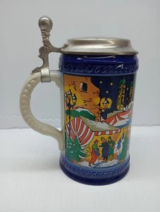 Taza Stein Cerveza Navidad 1979 Alemania Edición Limitada Feria de Navidad Munich - Imagen 1 de 16