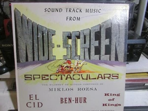 Wide-Screen Spectaculars LP Miklos Rozsa Ben Hur/El Cid/King of Kings Vinyl NM - Bild 1 von 3