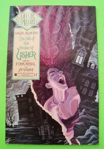 EDGAR ALLAN POE - THE FALL OF THE HOUSE OF USHER 1990 Classics Illustrated XLNT+ - Bild 1 von 2
