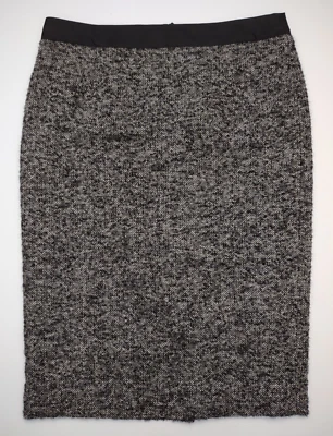 Boden gray black tweed wool blend pencil skirt ladies size 10 Long - Image 1 of 4