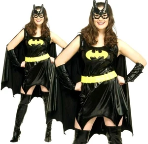 Oficial Damas DELUXE BATGIRL Talla Grande DC Cómic Superhéroe Elegante Vestido Disfraz - Imagen 1 de 2