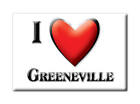 Greeneville, Greene County, Tennessee - Fridge Magnet Souvenir