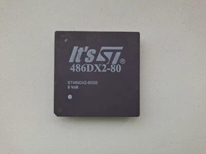 ST486DX2-80GS 5 volts 486DX2-80 vintage CPU GOLD #3 - Photo 1/2