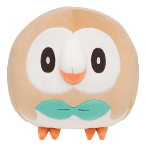 Pokemon Center Original Esponjoso Redondo Cojín Rowlet Mokuroh Peluche Muñeca Juguete Nuevo - Imagen 1 de 2