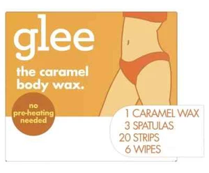 Glee Caramel Body Wax Kit Complete Female Women Bikini Line Body Hair Removal - Picture 1 of 6