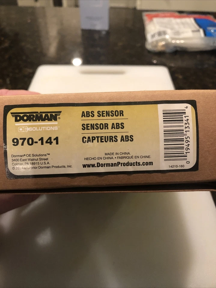 Sensor de velocidad de rueda ABS delantero izquierdo Dorman 970-141 se adapta 03-07 Nissan Murano NUEVO Foto 1 de 3
