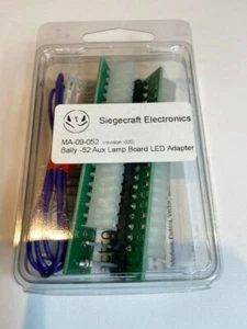 SIEGECRAFT Bally Stern -52 AUX Lamp Board LED Adapter Set Pinball - Picture 1 of 1