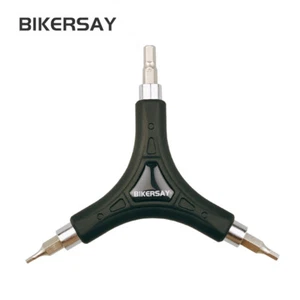 Herramienta de reparación portátil hexagonal triangular llave en Y multifunción para bicicleta de carretera - Imagen 1 de 7