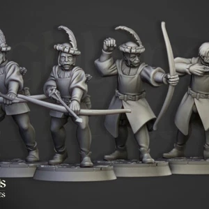 Sunland Bowmen Militia -10 models  Highlands Miniatures – 28mm Empire of the sun - Picture 1 of 5