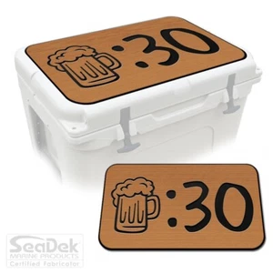 SeaDek Pad | Fits Cabelas 60 Polar Cap Cooler | Marine EVA Non Slip Beer 30 T/B - Picture 1 of 6