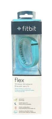Fitbit Flex FB401 FB401TE 蓝绿色 无线 活动 睡眠跟踪器 腕带 全新 — 第 1/4 张图片