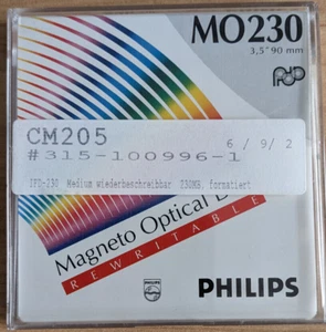 Philips MO RW-Disk 230 MB NEU - Bild 1 von 2