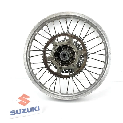 Conjunto de rueda trasera Suzuki RM125 RM 125 1992-1999 19 x 1,85 llanta cubo piñón VID Foto 1 de 4