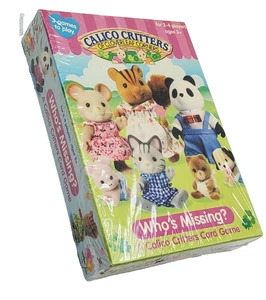 Calico Critters Who’s Missing Kartenspiel versiegelt 2008 Kinder Memory passendes Spielzeug - Bild 1 von 5