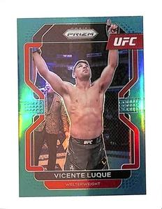 Panini Prizm UFC 174 2022 Vincente Luque Teal Prizm 18/49 - Imagen 1 de 2